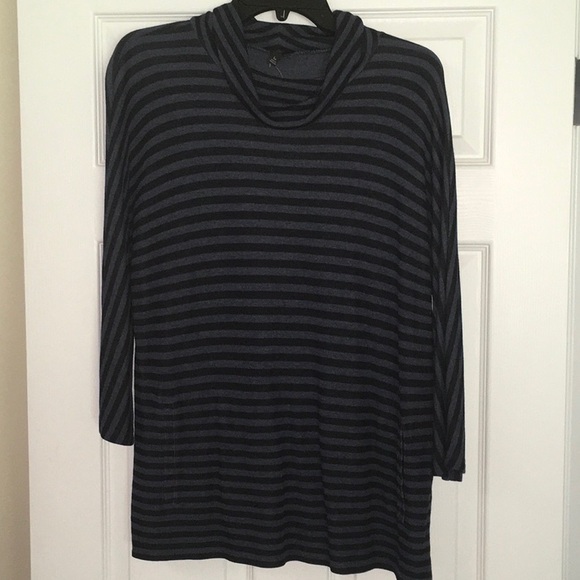 Talbots Petite Cowl Neck Long Sleeve Shirt - Picture 1 of 4